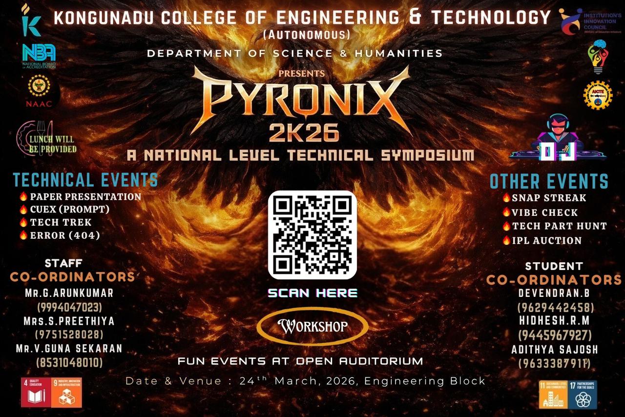 PYRONIX 2K26 Technical Symposium Poster 